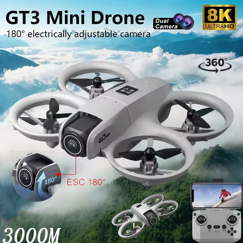 Drone Rc S156 - GT3 Mini With LED Foldable Drones