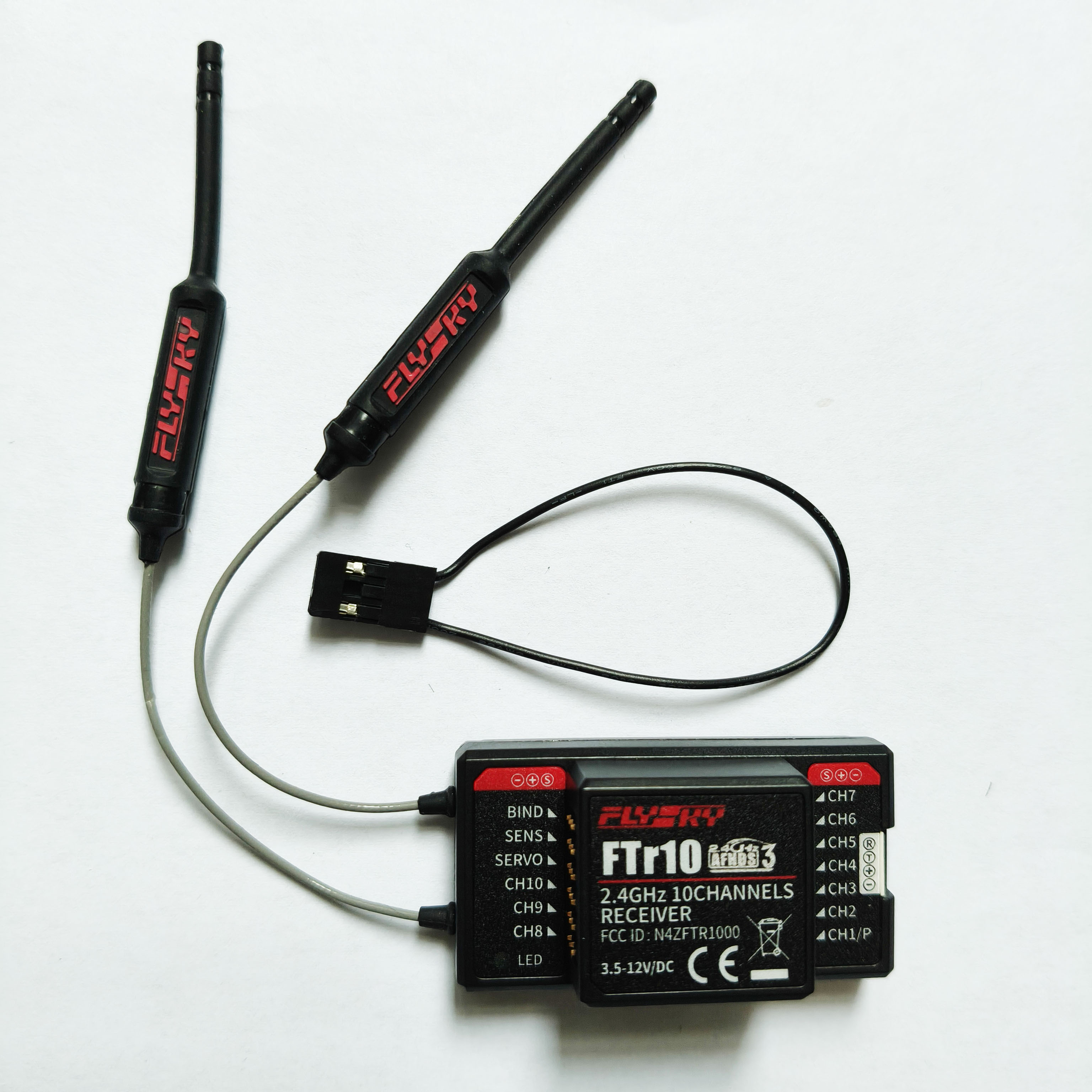 Receiver Rc Drone - FlySky FTr10 FTr16S 2.4G Two-Way Dual