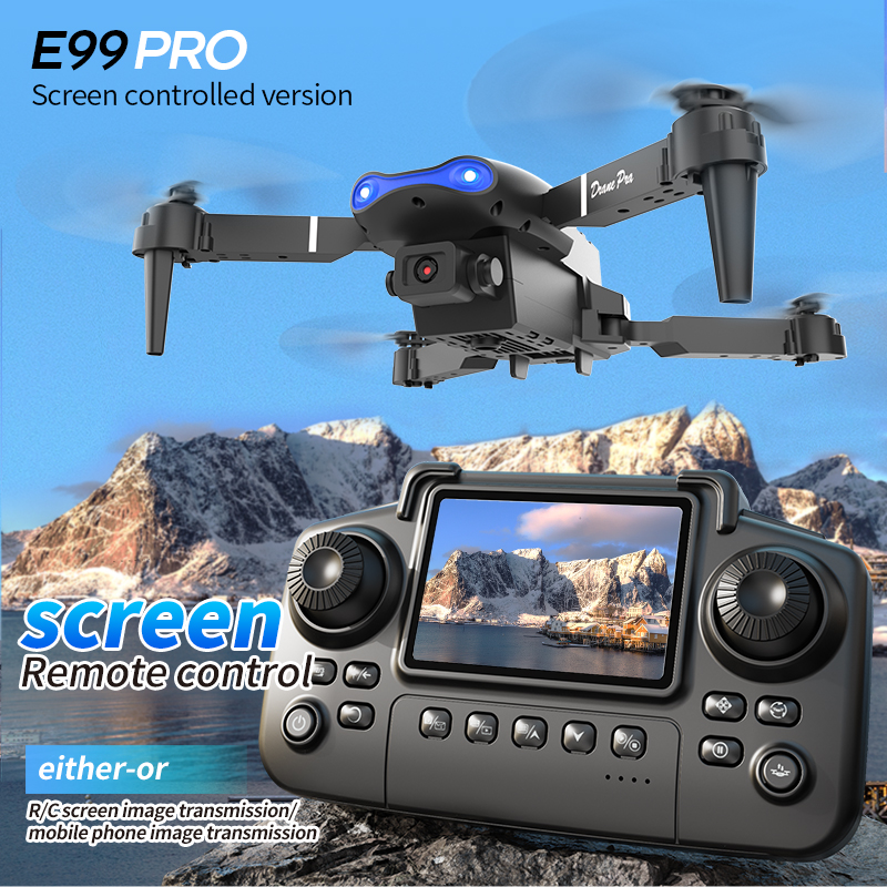 Drone Rc E99 K3 - E99 PRO Drone Screen Control Aerial