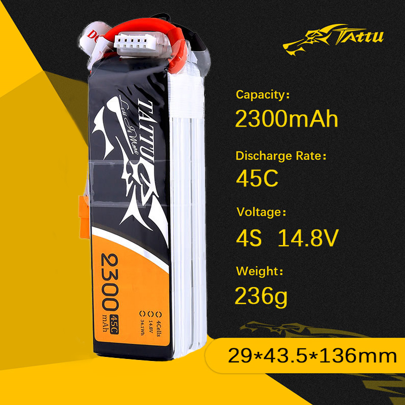 Upgrade TATTU 2300mAh 4S 14.8V - Drone Zll Rc incelemesi ve fiyatı
