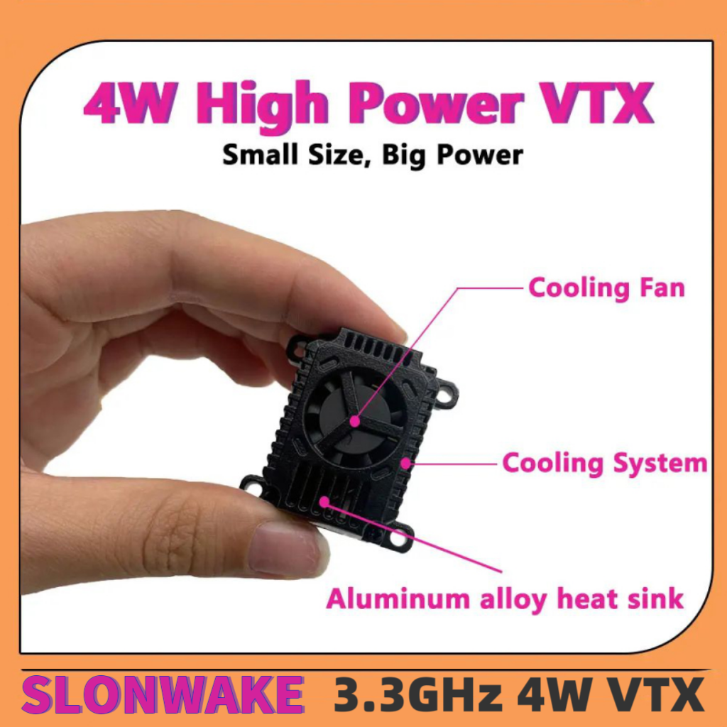 SLONWAKE FPV 3.3G 16CH 4000mW  - Receiver Rc Drone incelemesi ve fiyatı