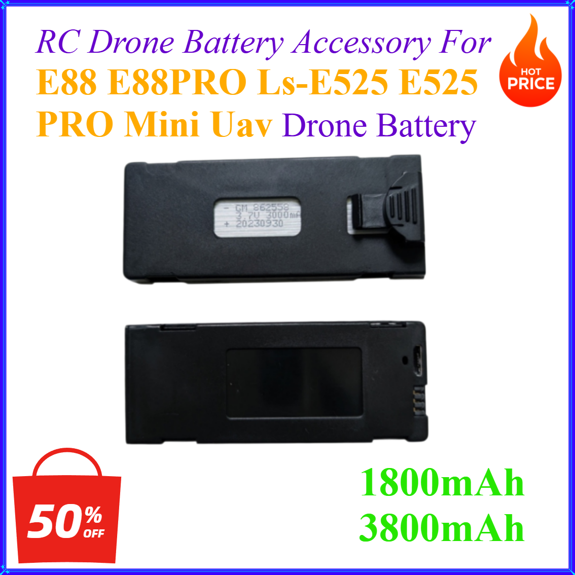 3.7V 1800mAh 3800mAh RC Drone  - Drone Zll Rc incelemesi ve fiyatı