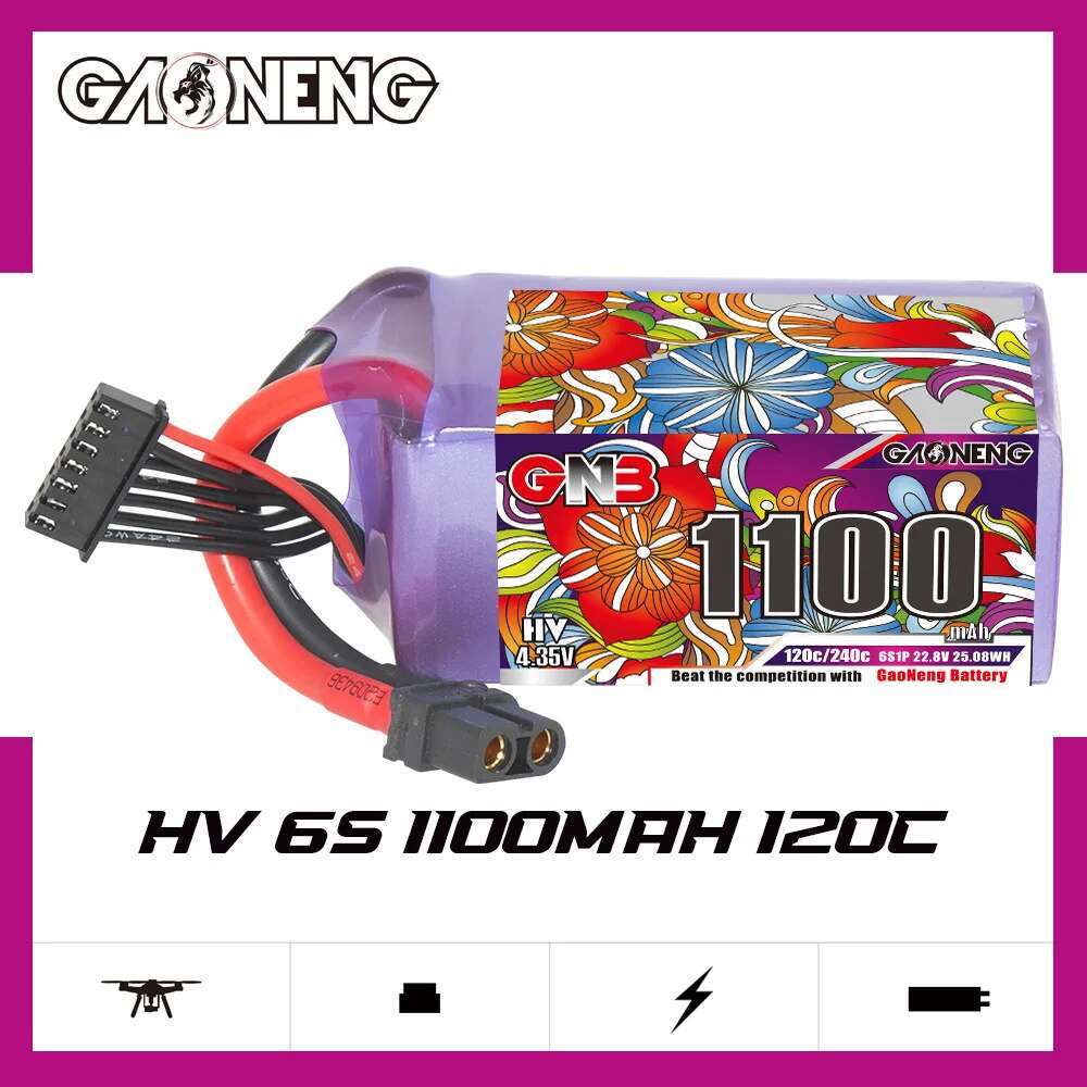 2Pcs GNB 6S Lipo Battery 22.8V - Nano Quad Fpv incelemesi ve fiyatı