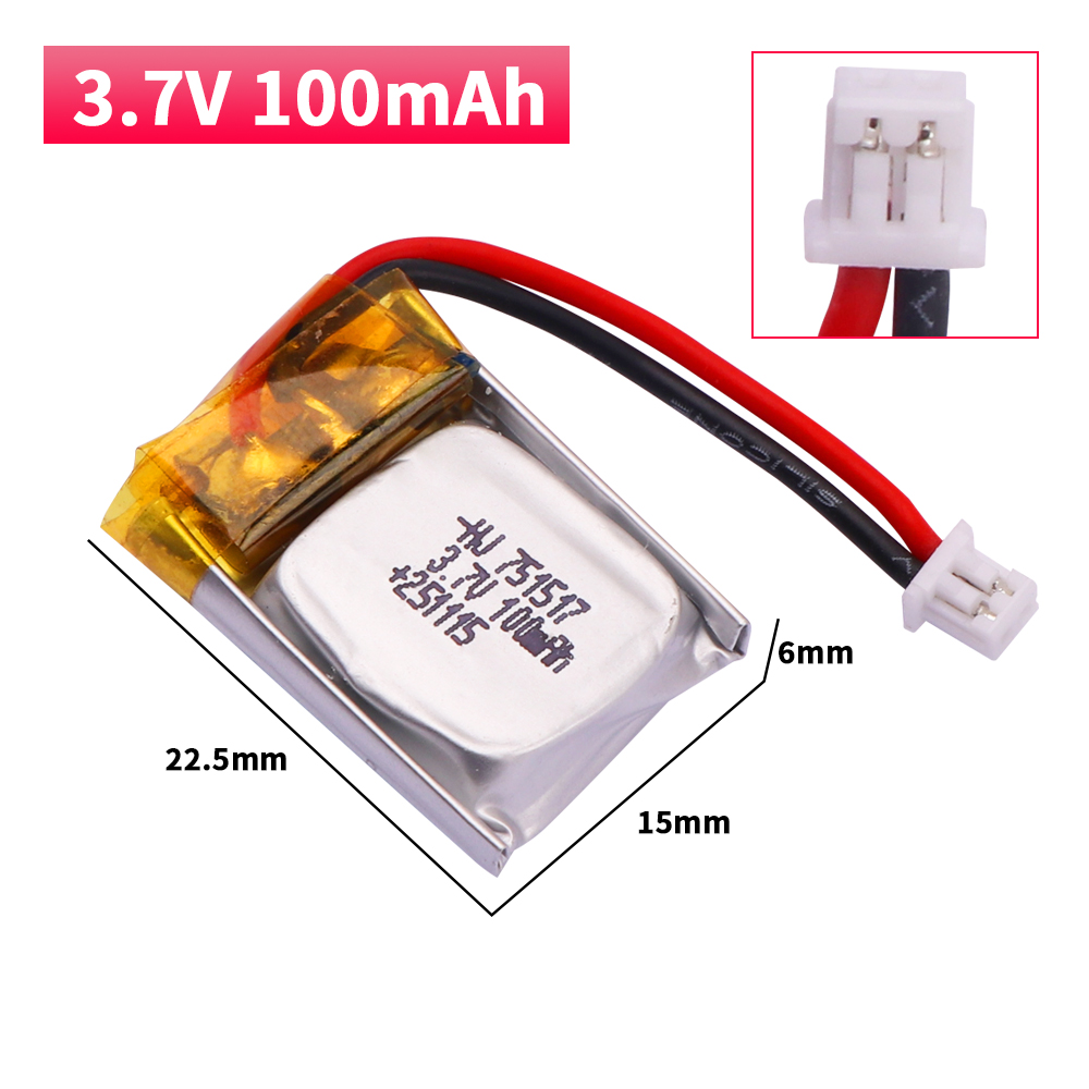 3.7V 751517 100mah Lipo Batter - Drone Fq777 Rc Quadcopter incelemesi ve fiyatı