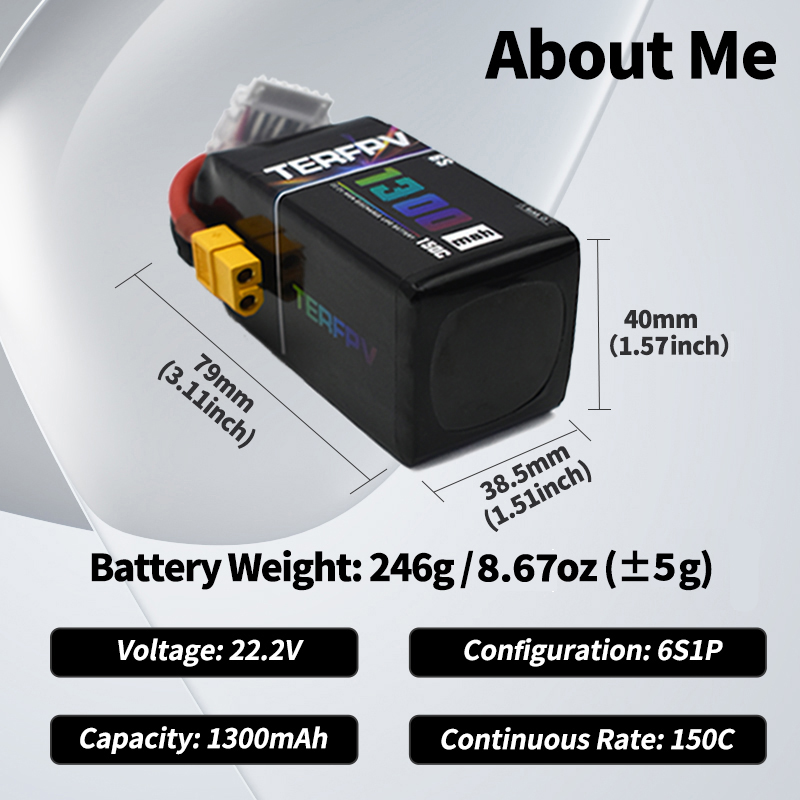 TERFPV Lipo Battery 6S 22.2V 1 - Nano Quad Fpv incelemesi ve fiyatı