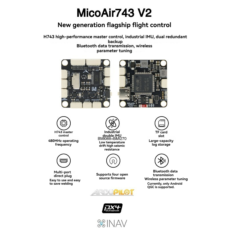 MicoAir743 V2   Flight Control - Betaflight Flight Controller incelemesi ve fiyatı