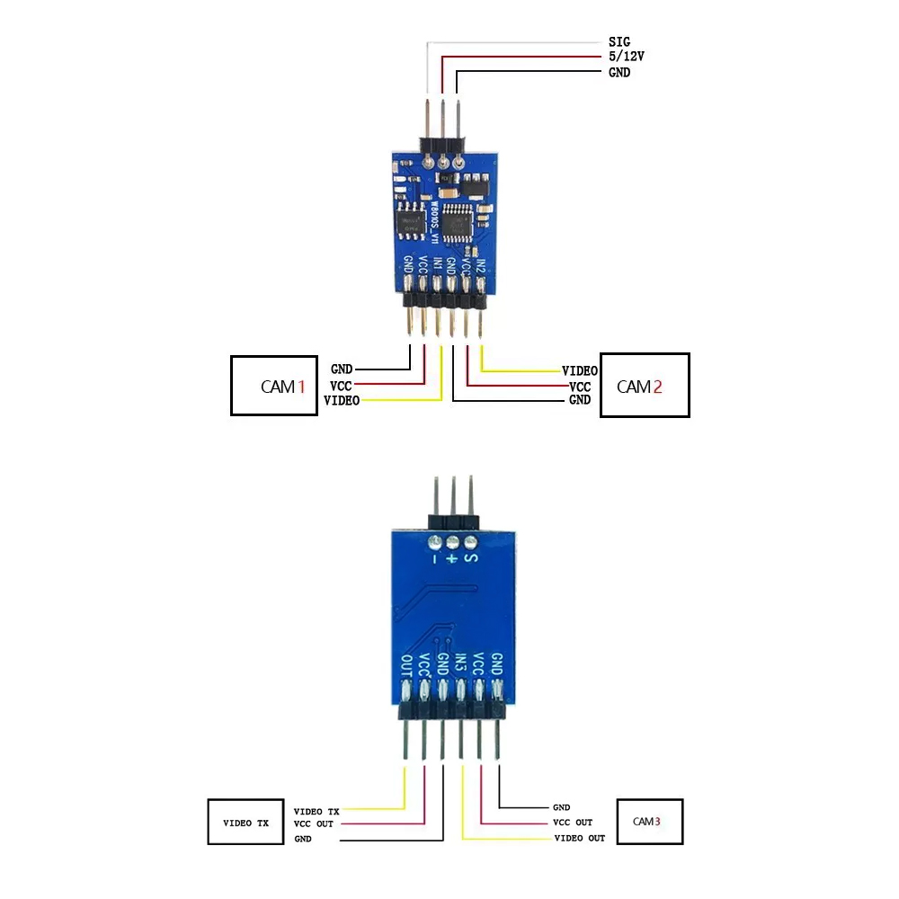 5.8G 3 Channel Video Switcher  - Receiver Rc Drone incelemesi ve fiyatı