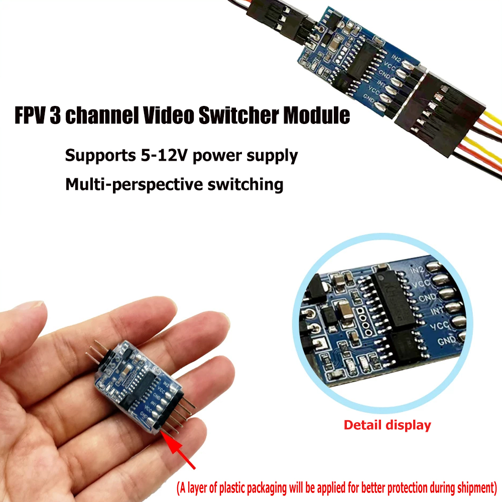 5.8G 3 Channel Video Switcher  - Receiver Rc Drone incelemesi ve fiyatı