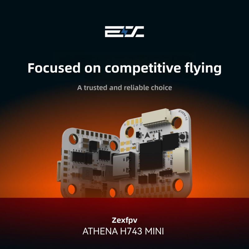 ZEX ATHENA H743 Mini Flight Co - Betaflight Flight Controller incelemesi ve fiyatı