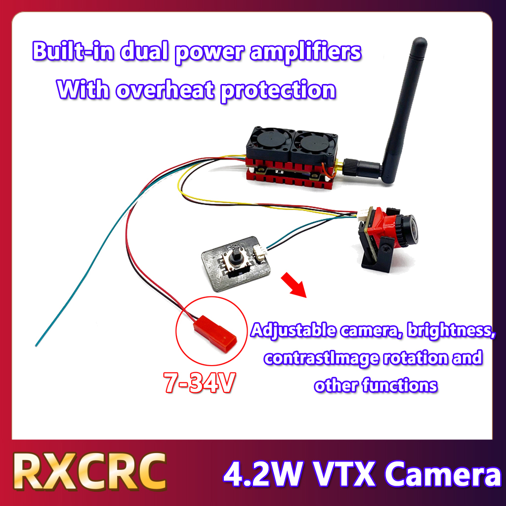 RXCRC 5.8G 48CH 4.2W High Powe - Receiver Rc Drone incelemesi ve fiyatı
