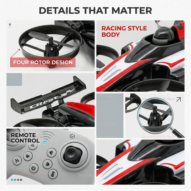 Mini Rc Flying Car 2.4G Remote - Rc Drone And Flying Car incelemesi ve fiyatı