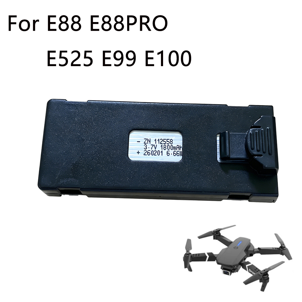 E88 Drone Battery 3.7V 1800mAh - Drone Rc E99 K3 incelemesi ve fiyatı
