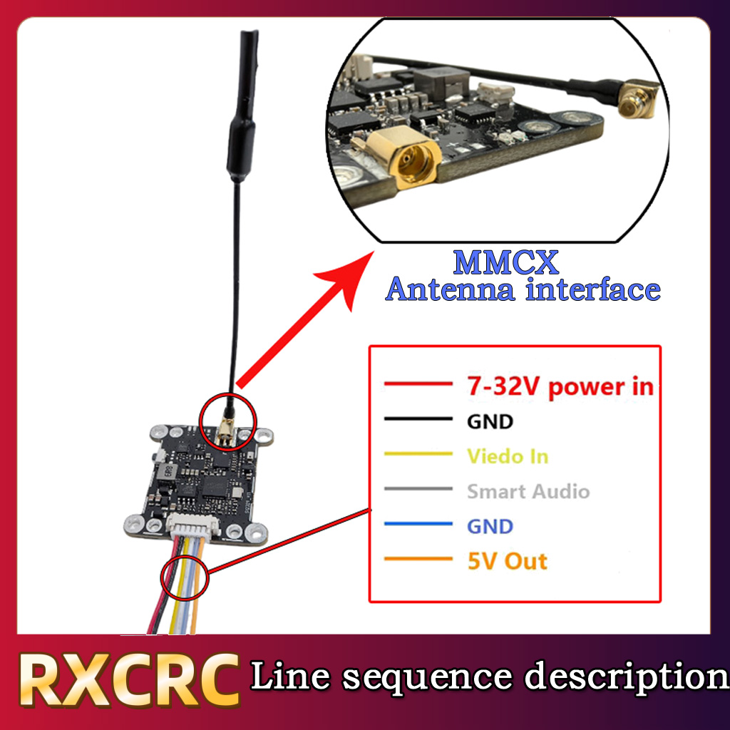 RXCRC 5.8G Module 48CH 1.6W VT - Receiver Rc Drone incelemesi ve fiyatı
