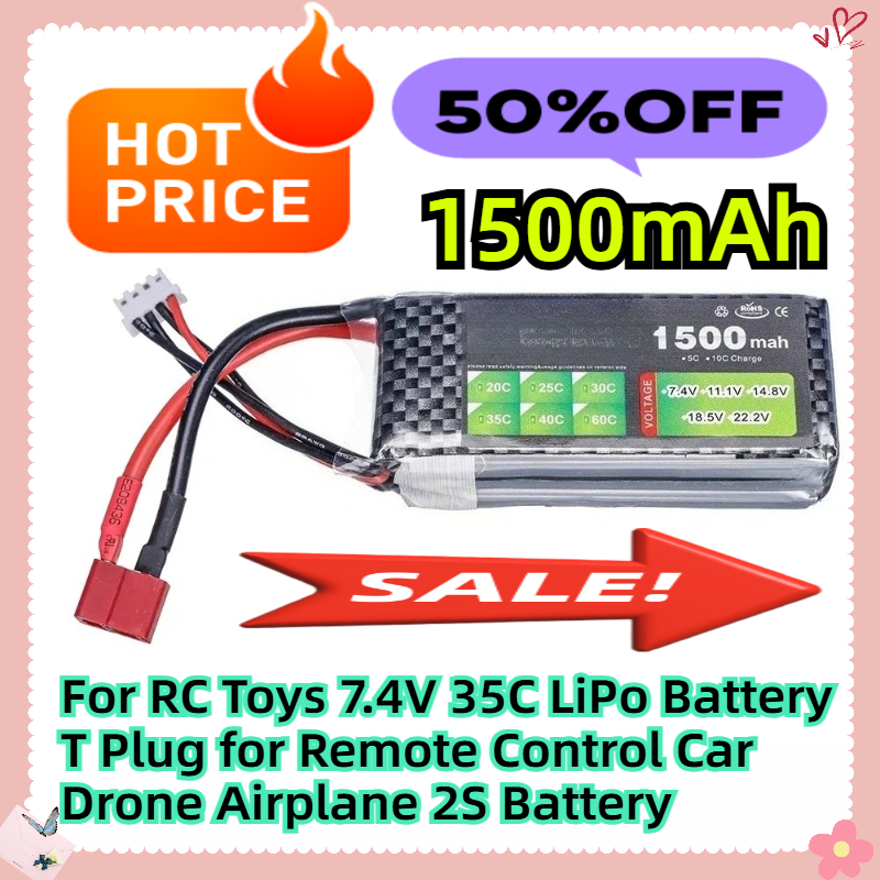 For RC Toys 7.4V 1500mAh 35C L - Drone Zll Rc incelemesi ve fiyatı