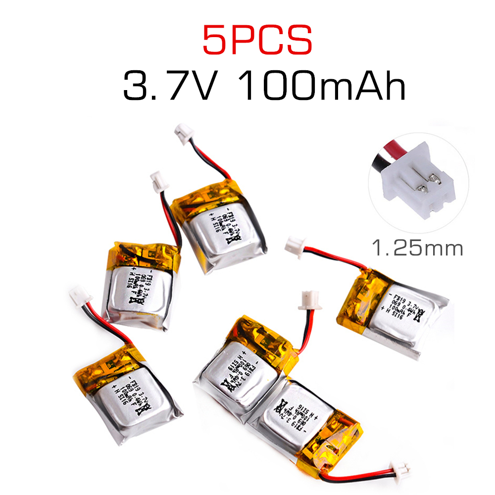5 pcs 3.7V 100mAh Li-po Batter - Drone Fq777 Rc Quadcopter incelemesi ve fiyatı