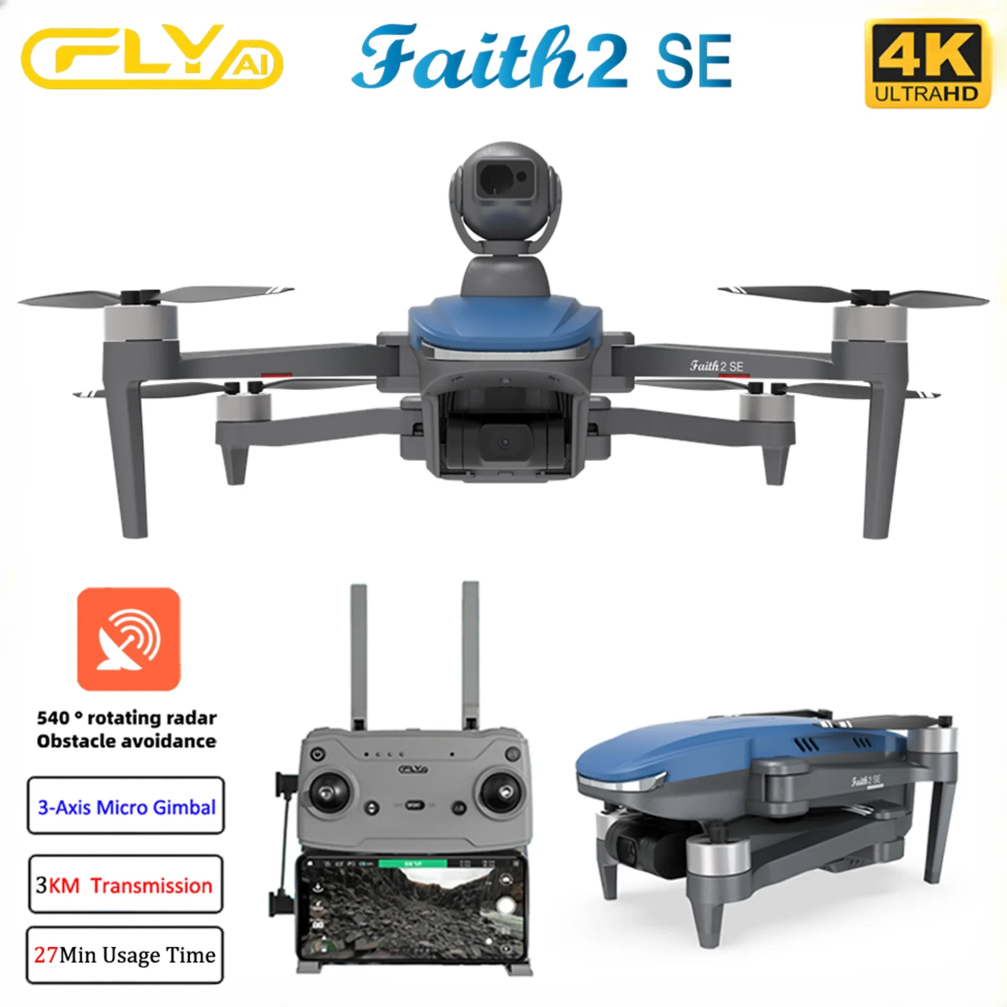 Faith 2 SE With 540° Obstacle  - Drone Vs Rc Helicopter incelemesi ve fiyatı