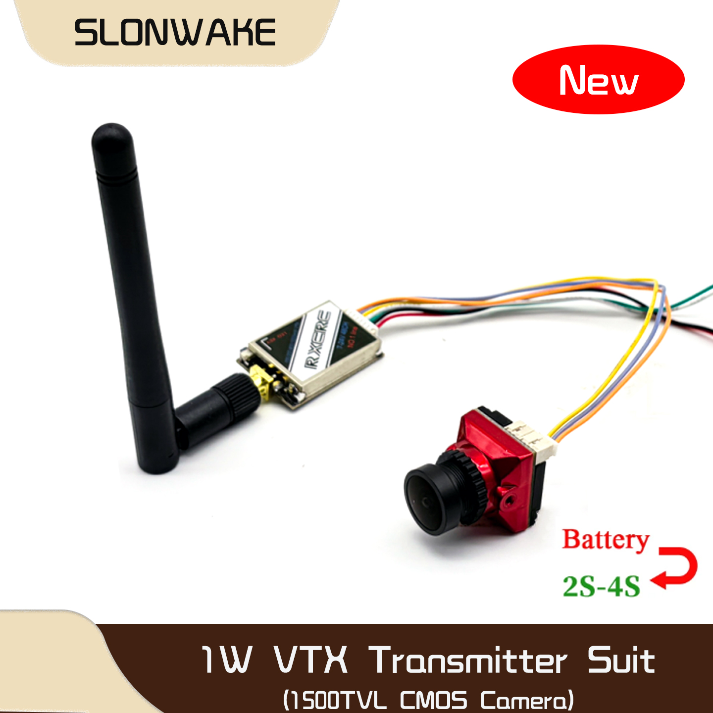 SLONWAKE  5.8G 48CH 1W VTX 100 - Receiver Rc Drone incelemesi ve fiyatı