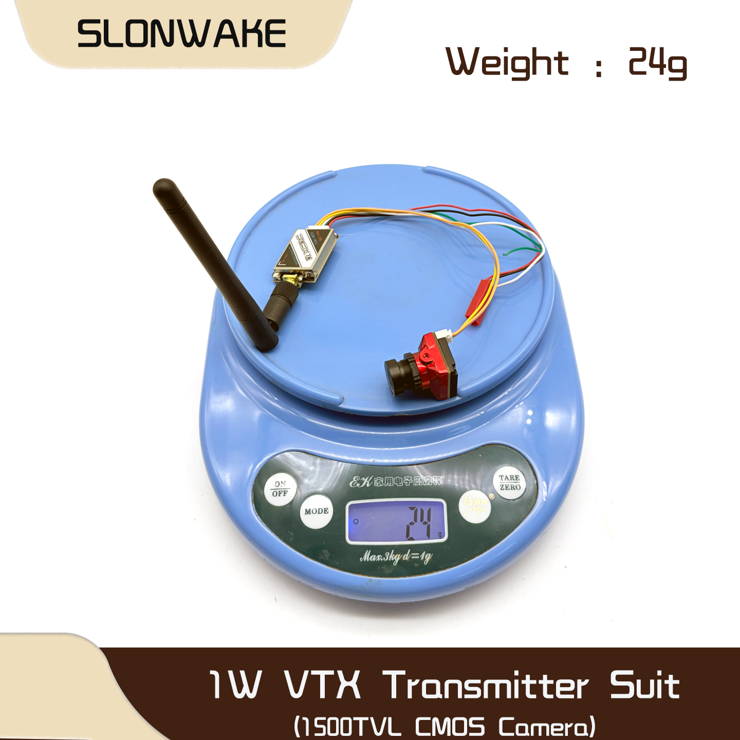 SLONWAKE  5.8G 48CH 1W VTX 100 - Receiver Rc Drone incelemesi ve fiyatı