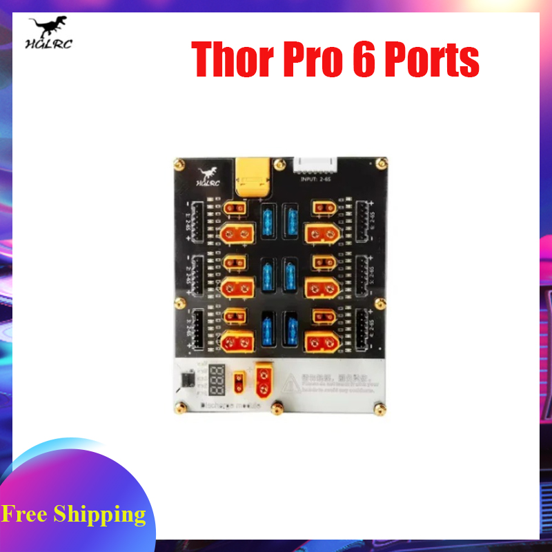 HGLRC Thor Pro 6 Ports Battery - Lipo Parallel Charging Board incelemesi ve fiyatı