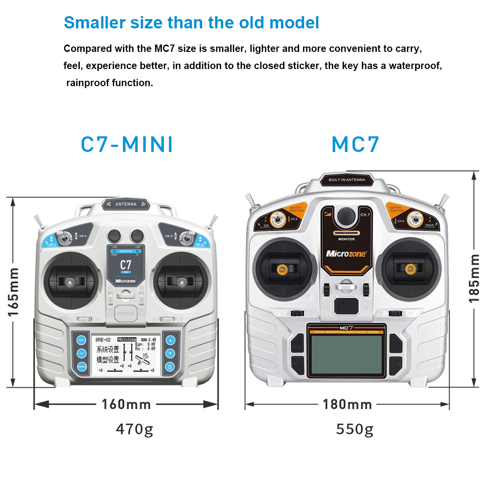 MicroZone MC7 Controller C7 MI - Drone Helicopter Rc incelemesi ve fiyatı