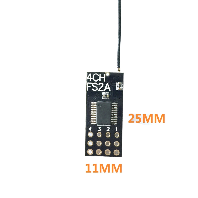 Flysky FS2A Mini Receiver 4CH  - Nano Quad Fpv incelemesi ve fiyatı