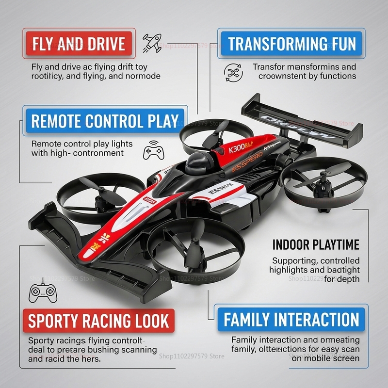 RC UAV Flying Drift Cars 2-in- - Rc Drone And Flying Car incelemesi ve fiyatı