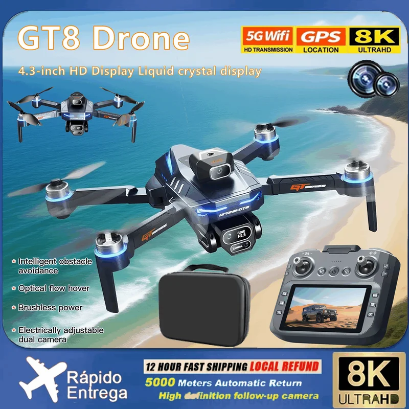 GT8 Mini Drone 8K WiFi GPS Pro - Drone Rc S156 incelemesi ve fiyatı