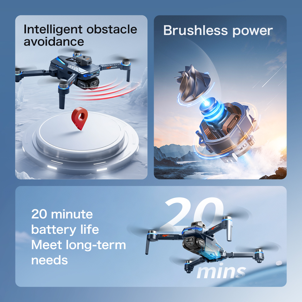 GT8 Mini Drone 8K WiFi GPS Pro - Drone Rc S156 incelemesi ve fiyatı