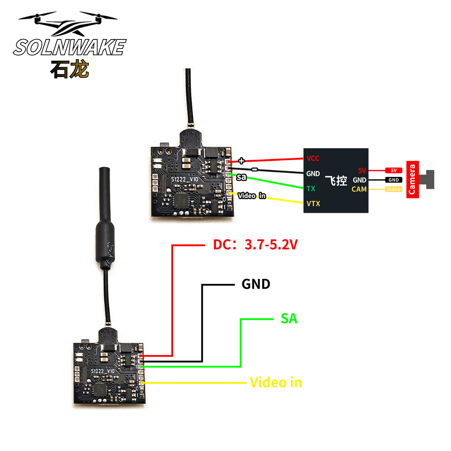 SLONWAKE Nano 5.8G 48CH 200mW  - Receiver Rc Drone incelemesi ve fiyatı