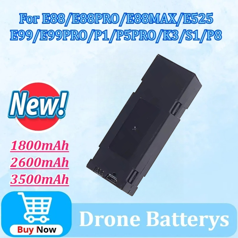 3.7V 1800/2600/3500mAh RC Dron - Drone Rc E99 Pro incelemesi ve fiyatı