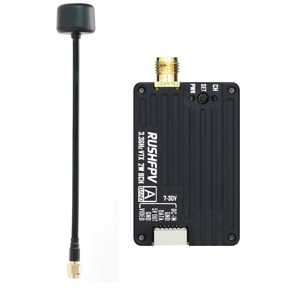 RUSHFPV 3.3G 2W VTX Transmitte - Receiver Rc Drone incelemesi ve fiyatı