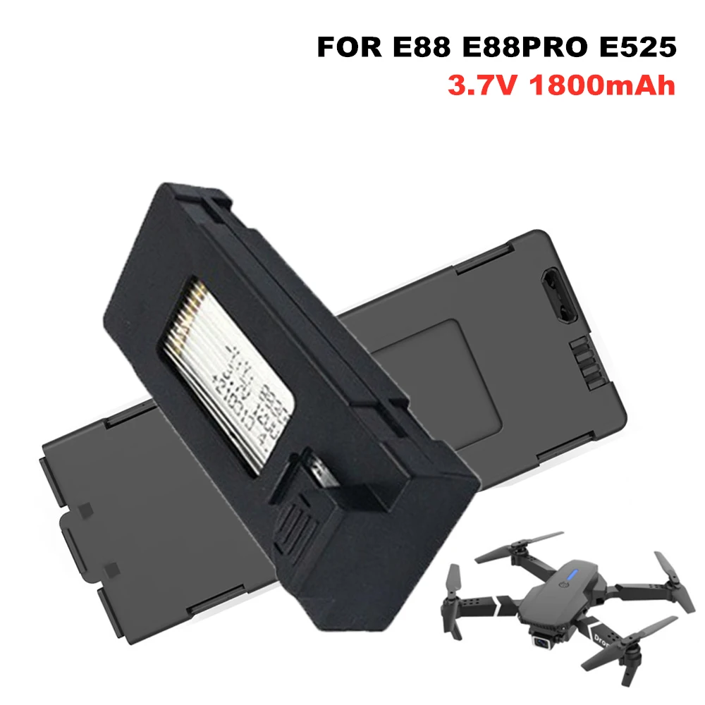 E88 Drone Battery 3.7V 1800mAh - Drone Rc E99 K3 incelemesi ve fiyatı