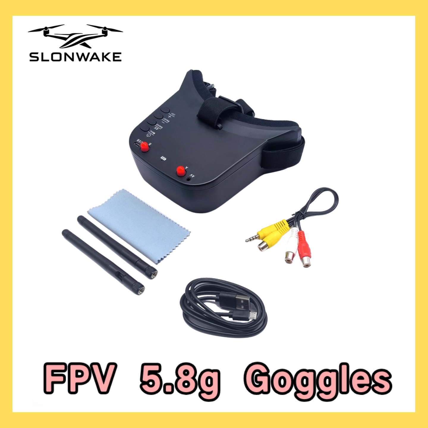 SLONWAKE 5.8G 48CH FPV 400mw V - Receiver Rc Drone incelemesi ve fiyatı
