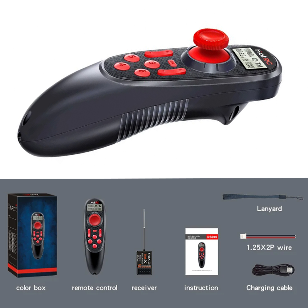 HOTRC DS-600 6CH 2.4GHz Radio  - Receiver Rc Drone incelemesi ve fiyatı