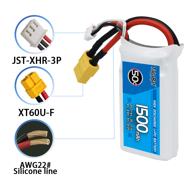 3Pcs TalaBat 50C 1500mAh 7.4V  - Drone Zll Rc incelemesi ve fiyatı