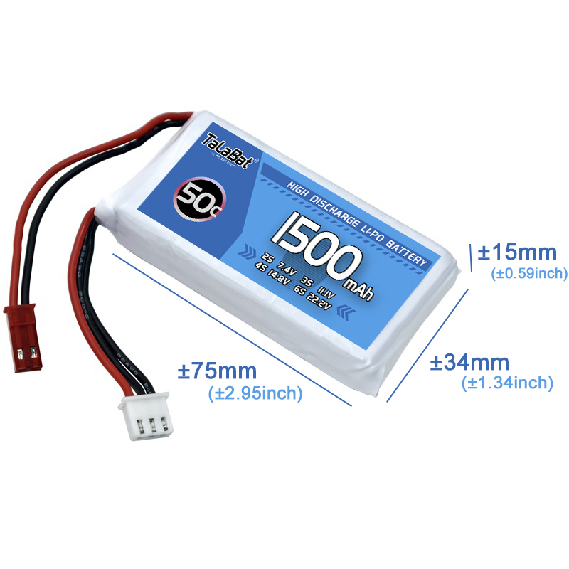 3Pcs TalaBat 50C 1500mAh 7.4V  - Drone Zll Rc incelemesi ve fiyatı