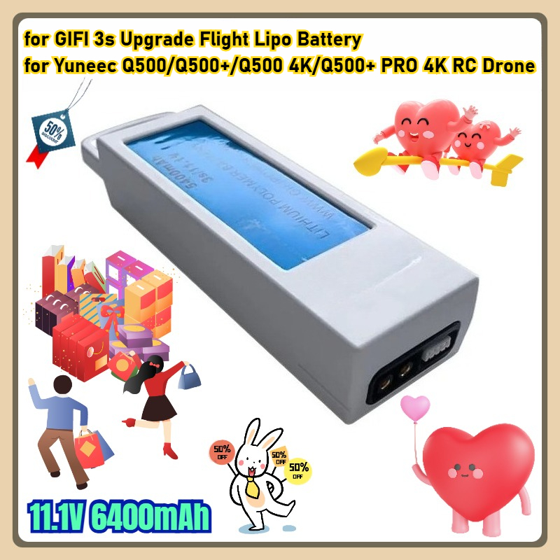 11.1V 6400mAh for GIFI 3s Upgr - Drone Zll Rc incelemesi ve fiyatı