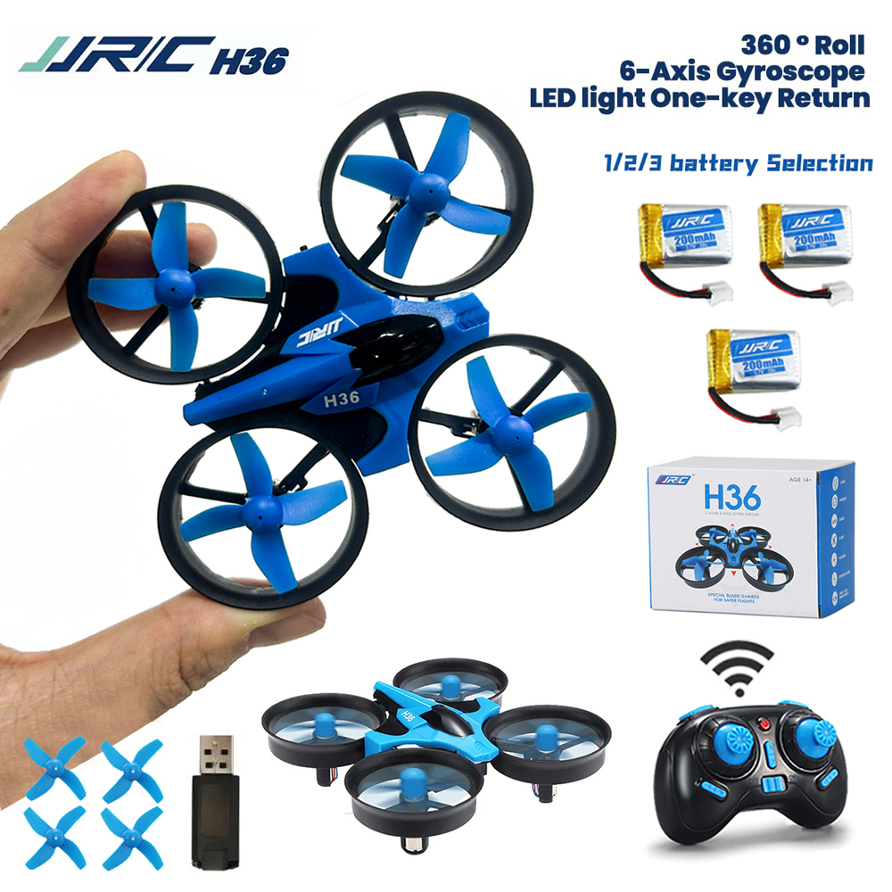 JJRC H36 Drone 1/2/3 Batteries - Drone Vs Rc Helicopter incelemesi ve fiyatı