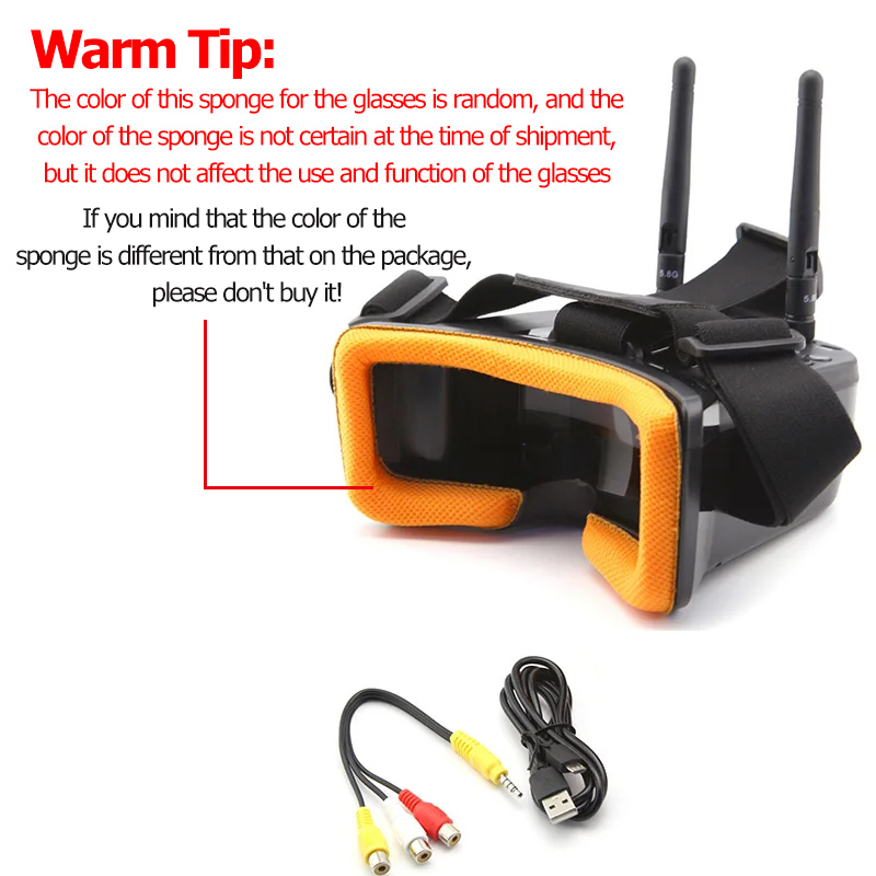 VR009 FPV Video Goggles 3Inch  - Nano Quad Fpv incelemesi ve fiyatı
