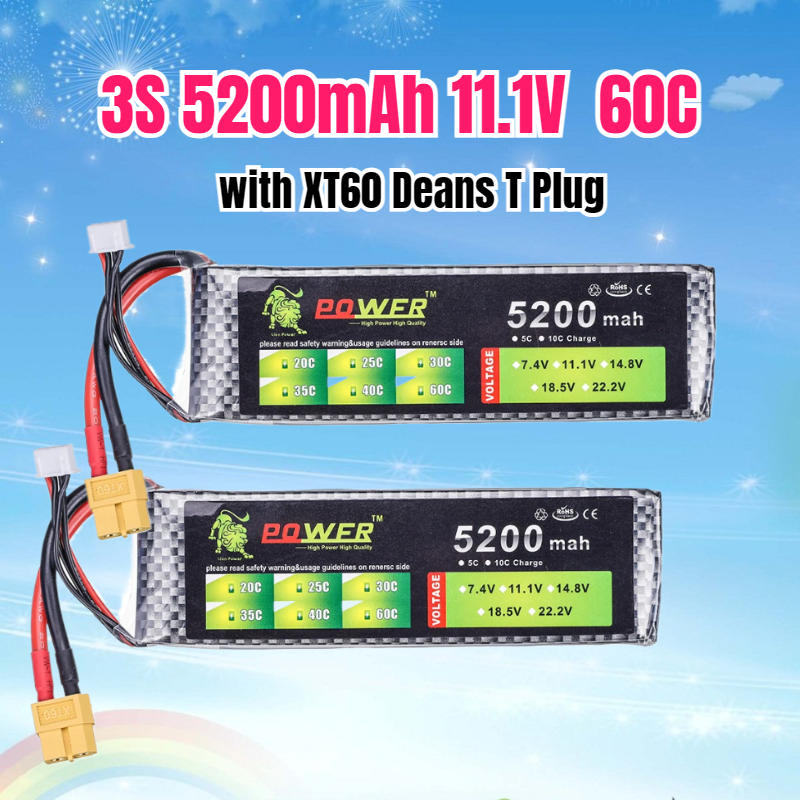3S 5200mah 11.1V  60C Lipo Bat - Drone Zll Rc incelemesi ve fiyatı
